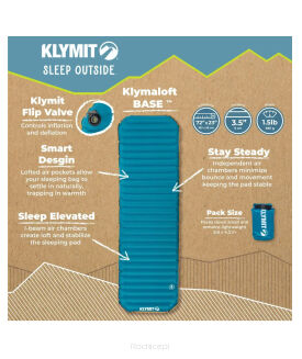 Materac dmuchany Klymit Klymaloft Base - deep water - 6
