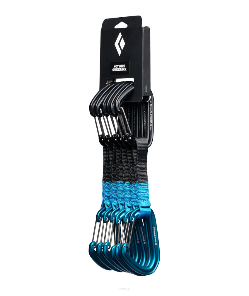 Zestaw ekspresów Black Diamond HotWire Quickpack 6x12cm - desert sky