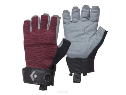 Rękawiczki damskie Black Diamond Crag Half-Finger - bordeaux