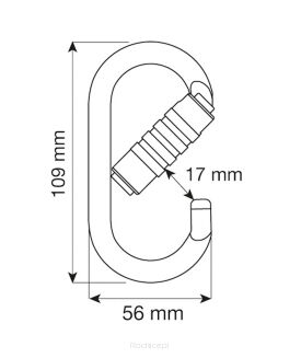 Karabinek CAMP Oval Pro 3Lock - 3