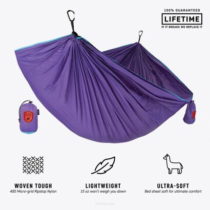 Hamak Grand Trunk TrunkTech Double - aqua/violet